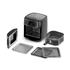 Fritadeira Elétrica Air Fryer Oven Digital Black Inox WAOD2 WAP, 127V, 12L, 1800W, Timer, Painel Digital, Antiaderente GrayStone, Preto