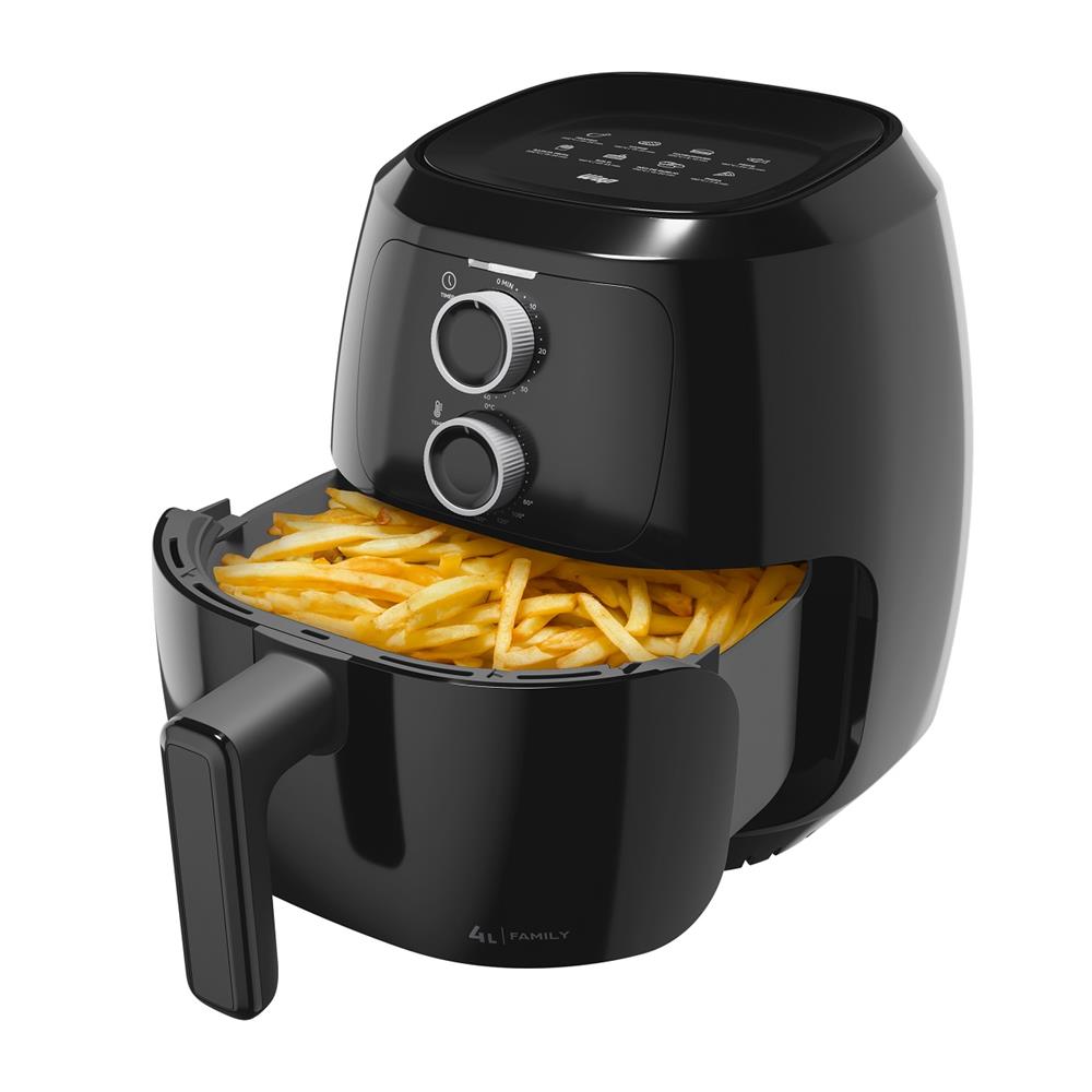 Fritadeira Elétrica Air Fryer WAP Family 4L, 1500W, 220V, Preto