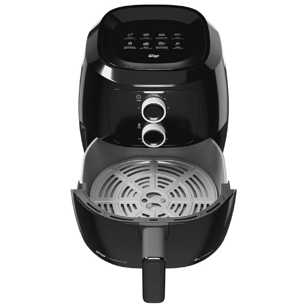 Fritadeira Elétrica Air Fryer WAP Family 4L, 1500W, 127V, Preto