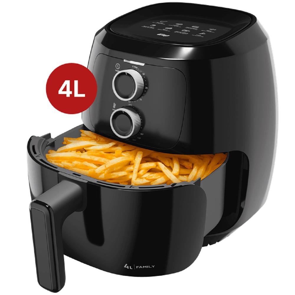 Fritadeira Elétrica Air Fryer WAP Family 4L, 1500W, 127V, Preto
