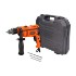 Furadeira de Impacto Black+Decker, BED713650, 650W, Mandril 13mm, 127V  Laranja e Preta