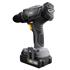 Parafusadeira e Furadeira WAP K21 ID03, 1/2", 21V, Bateria 2000mAh, Bivolt, Cinza