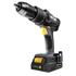 Parafusadeira e Furadeira WAP K21 ID03, 1/2", 21V, Bateria 2000mAh, Bivolt, Cinza