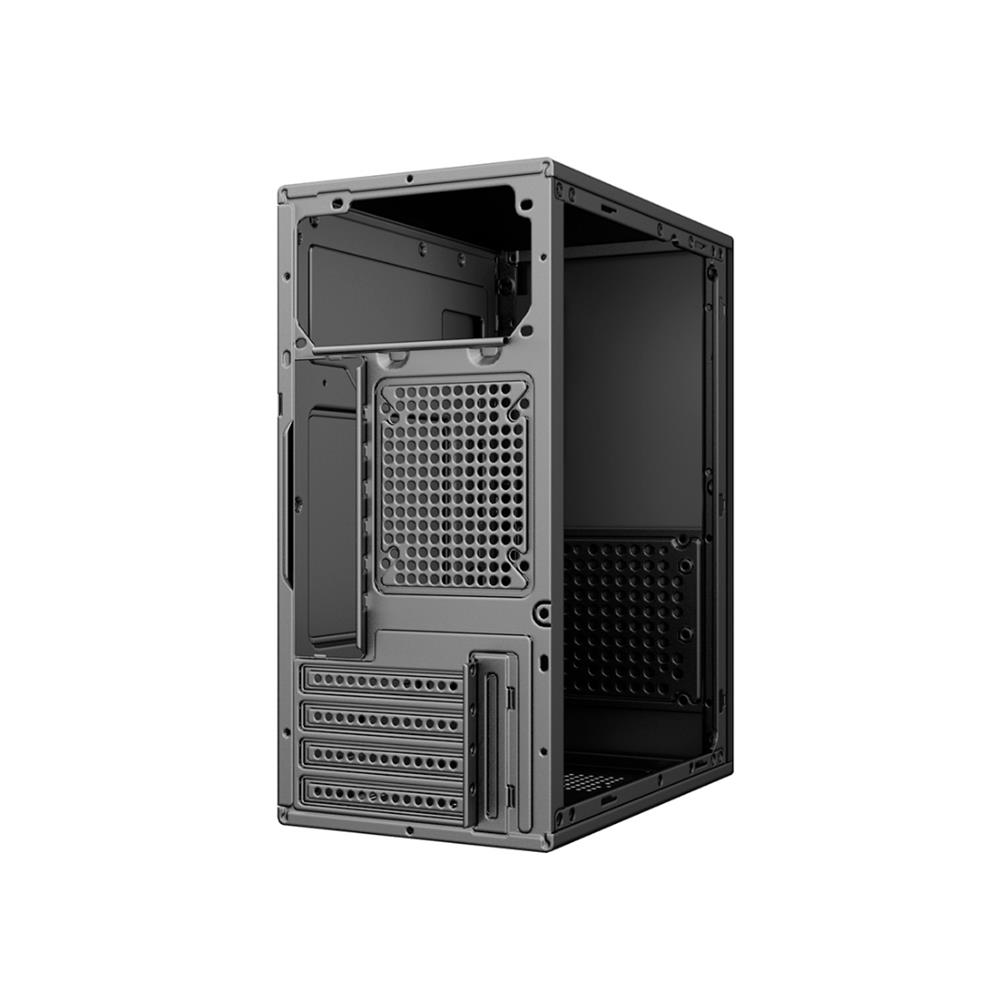 Gabinete C3Tech MT-36BK, Micro-ATX, com Fonte 200W, 2 USB 2.0, Áudio HD, Suporte SSD/HDD, Preto
