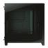 Gabinete Gamer Corsair iCUE 4000D AirFlow, Mid Tower, Vidro Temperado, Sem Fonte, Com 3 Fans RGB, Preto
