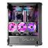 Gabinete Gamer Galax Revolution-07, Mid Tower, Vidro Temperado, Sem Fonte, Com 4 Fans, ARGB, Preto