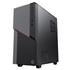 Gabinete Gamer Gamemax Ninja 3611 COC, RGB, Mid Tower, Vidro Temperado, Sem Fonte, Com 2 Fans, Preto