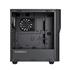 Gabinete Gamer Gamemax Ninja 3611 COC, RGB, Mid Tower, Vidro Temperado, Sem Fonte, Com 2 Fans, Preto