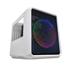 Gabinete Gamer K-Mex Microcraft IV CG-04RC, Mini Tower, Lateral em Acrílico, Sem Fonte, Com 1 Fan Multicolor, Branco