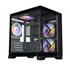 Gabinete Gamer K-Mex Space Aqua CG-10KN, Mini Tower, Vidro Temperado, Sem Fonte, Sem Fan, Preto