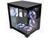 Gabinete Gamer K-Mex Space Aqua CG-10KN, Mini Tower, Vidro Temperado, Sem Fonte, Sem Fan, Preto