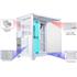 Gabinete Gamer K-Mex Ghost Shark CG-W2J1, Aquário, Mid Tower, Vidro Temperado, Sem Fonte, Sem Fan, Branco