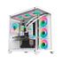 Gabinete Gamer K-Mex Ghost Shark CG-W2J1, Aquário, Mid Tower, Vidro Temperado, Sem Fonte, Sem Fan, Branco