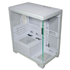Gabinete Gamer K-MEX Poseidon II White, Aquário, mATX, ITX, Vidro Temperador, Sem Fan, Sem fonte, Branco