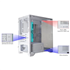 Gabinete Gamer K-MEX Poseidon II White, Aquário, mATX, ITX, Vidro Temperador, Sem Fan, Sem fonte, Branco