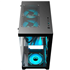 Gabinete Gamer K-Mex Poseidon II, Aquário, CG-01F9, mATX, ITX, Vidro temperado, Sem Fan, Sem Fonte, Preto