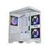 Gabinete Gamer K-MEX Poseidon II White, Aquário, mATX, ITX, Vidro Temperador, Sem Fan, Sem fonte, Branco