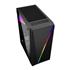 Gabinete Gamer K-Mex Master Yaiba 1 CG-05AA, Rainbow, Mid Tower, Vidro Temperado, Fan 120mm, ATX, mATX, ITX, Preto
