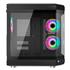 Gabinete Gamer Liketec Unreal Dark, Cube Desing, Mid Tower, Vidro Temperado, Sem Fonte, Sem Fans, Preto