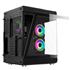 Gabinete Gamer Liketec Unreal Dark, Cube Desing, Mid Tower, Vidro Temperado, Sem Fonte, Sem Fans, Preto
