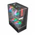 Gabinete Gamer Liketec Kingdom Snow, Mid Tower, Vidro Temperado, ATX, Sem Fonte, Sem Fans, Preto