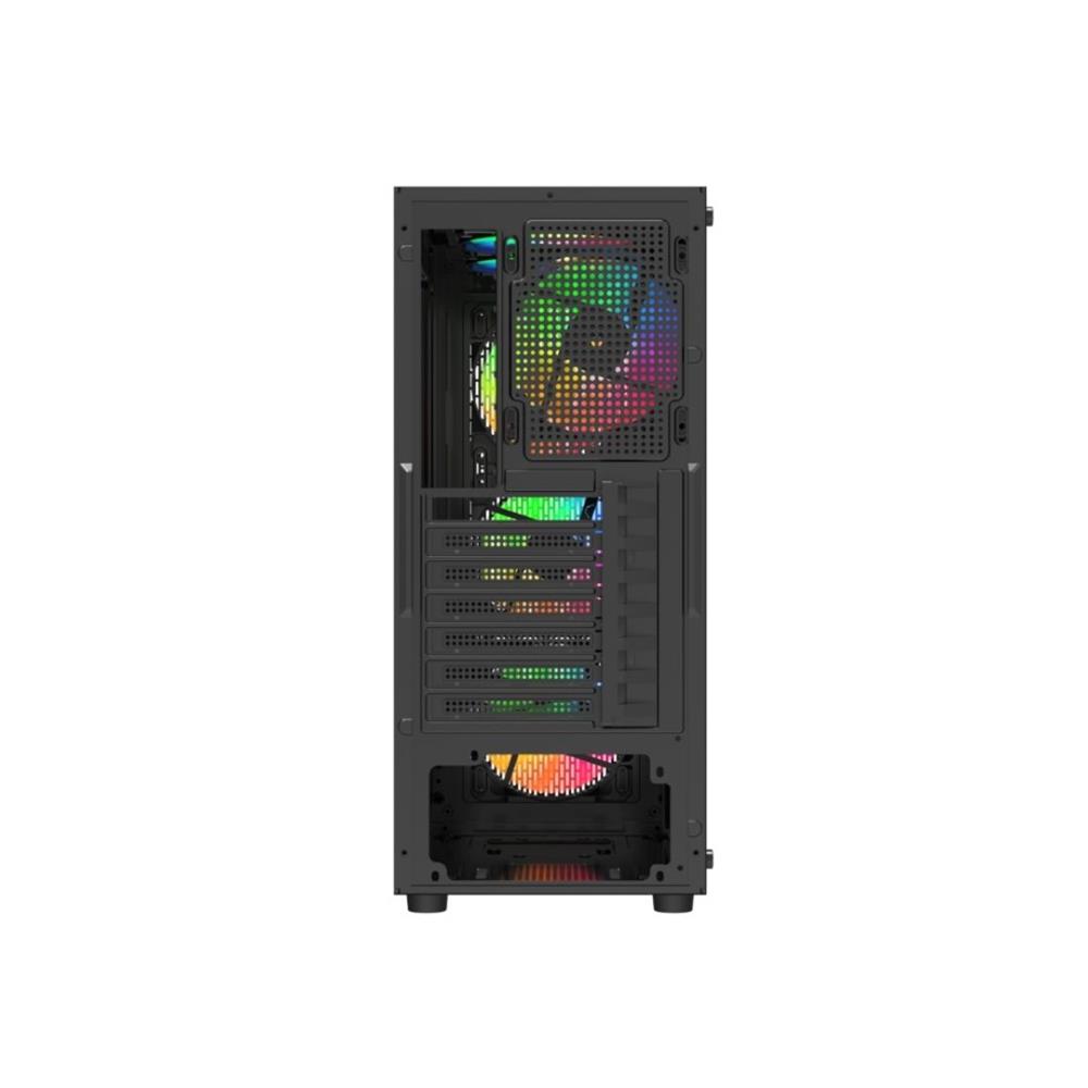Gabinete Liketec Storm, Mid Tower, Vidro Temperado, Suporte RGB/ARGB, Preto, LC-AT-STORM-02