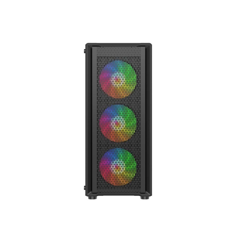 Gabinete Liketec Storm, Mid Tower, Vidro Temperado, Suporte RGB/ARGB, Preto, LC-AT-STORM-02