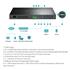 Gravador de Vídeo NVR Tp-link Vigi NVR4032H, 32 Canais, H.265+, Preto