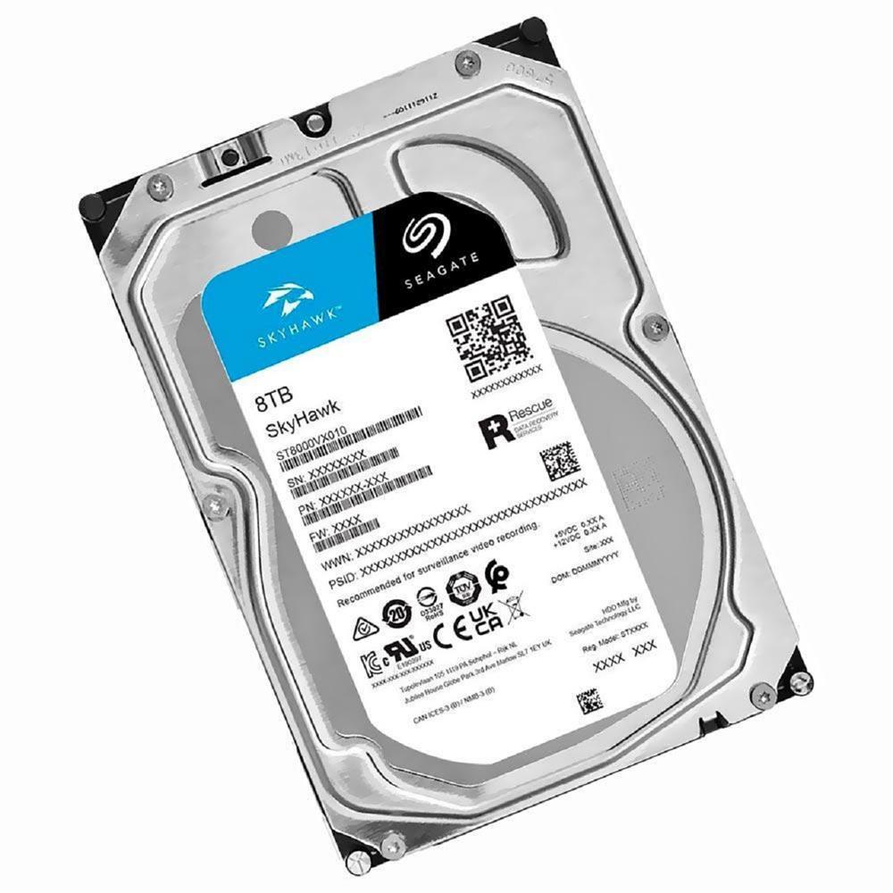 HD Seagate SkyHawk Surveillance 8TB 7200RPM 256MB SATA6 3.5"