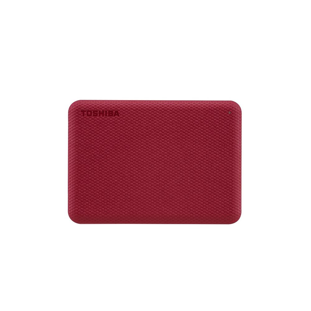 HD Externo Toshiba Canvio Advance 1 TB, USB 3.0, Backup & Proteção por Senha, Vermelho