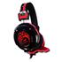 Headset Gamer C3Tech Flycatcher PH-G10BK, RGB, Drivers 40mm, USB, 3.5mm, Para PC e Notebook, Over-ear, Preto e Vermelho