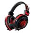 Headset Gamer C3Tech Flycatcher PH-G10BK, RGB, Drivers 40mm, USB, 3.5mm, Para PC e Notebook, Over-ear, Preto e Vermelho