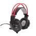 Headset Gamer C3Tech Sparrow PH-G11BK, Drivers 40mm, 3.5mm, Para PC e Notebook, Over-ear, Preto e Vermelho