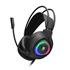 Headset Gamer New Hero Striker, RGB, Conector 3.5mm, Drivers de 50mm, Múltiplas Plataformas, Preto