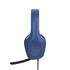 Headset Gamer Trust GXT 415B Zirox, Com Fio, Microfone, ABS, Couro Sintético, Azul