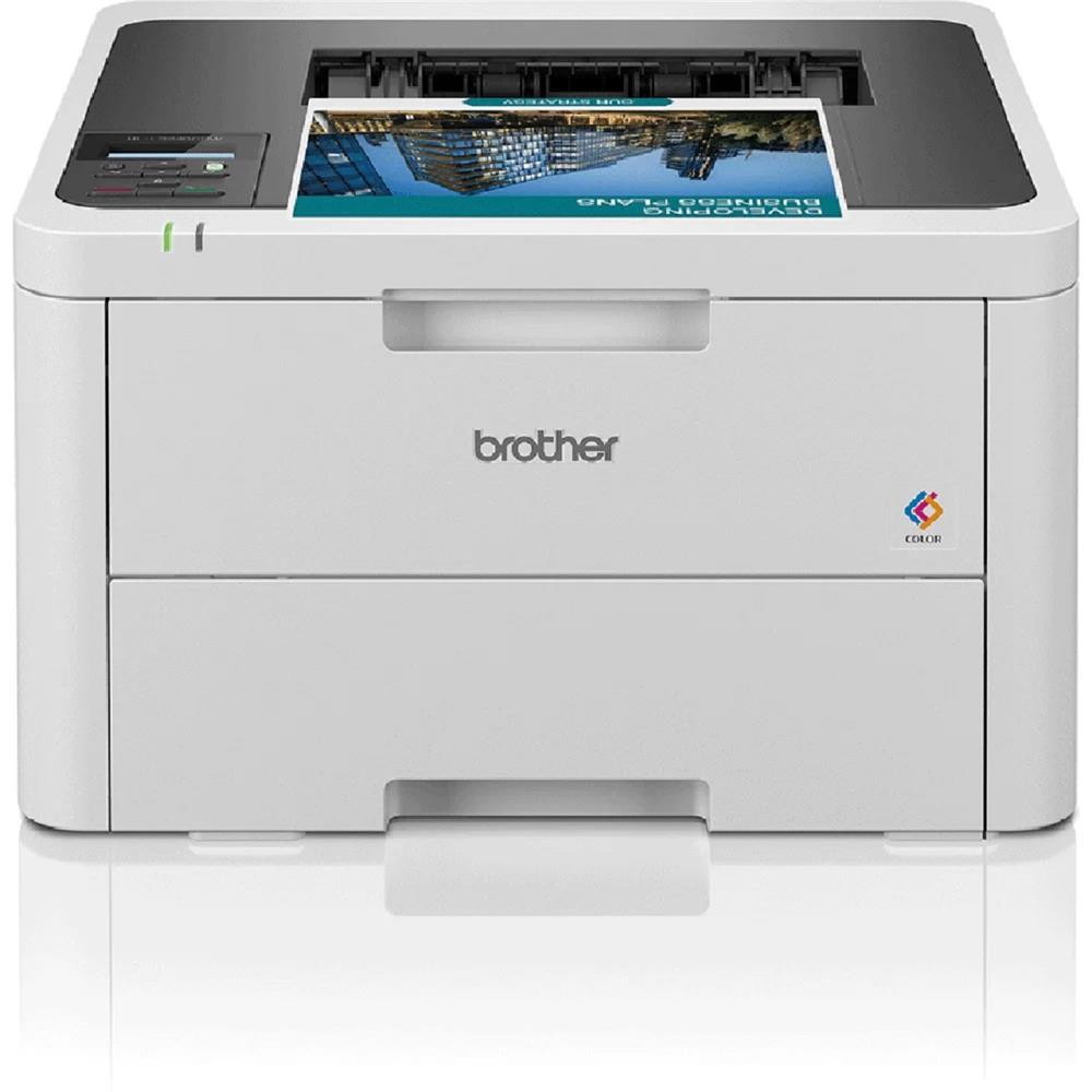 Impressora Brother HLL3240CDW, LED em cores, Wi-Fi, USB, 127V, Branco