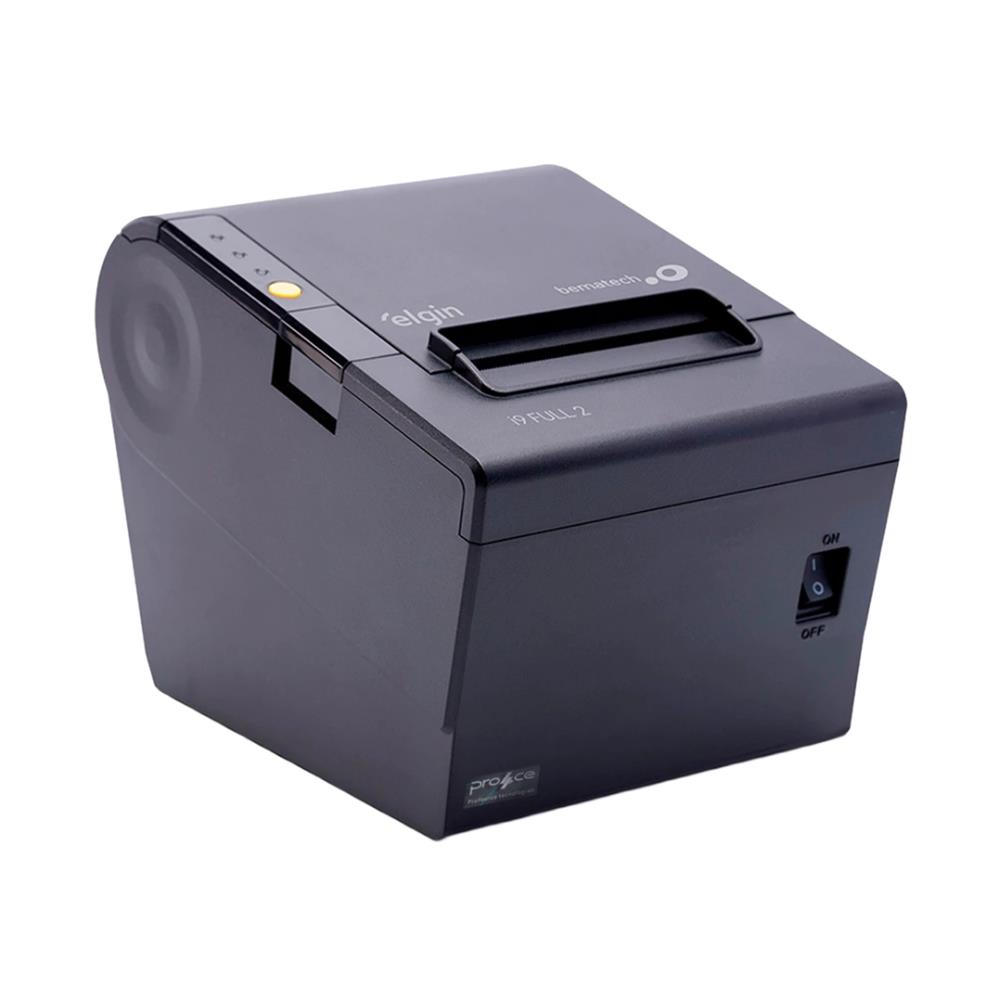 Impressora Térmica Elgin, i9 Full 2, USB, Serial, Ethernet, Corte Automático, 300mm/s, NFC-e, SAT, Preto