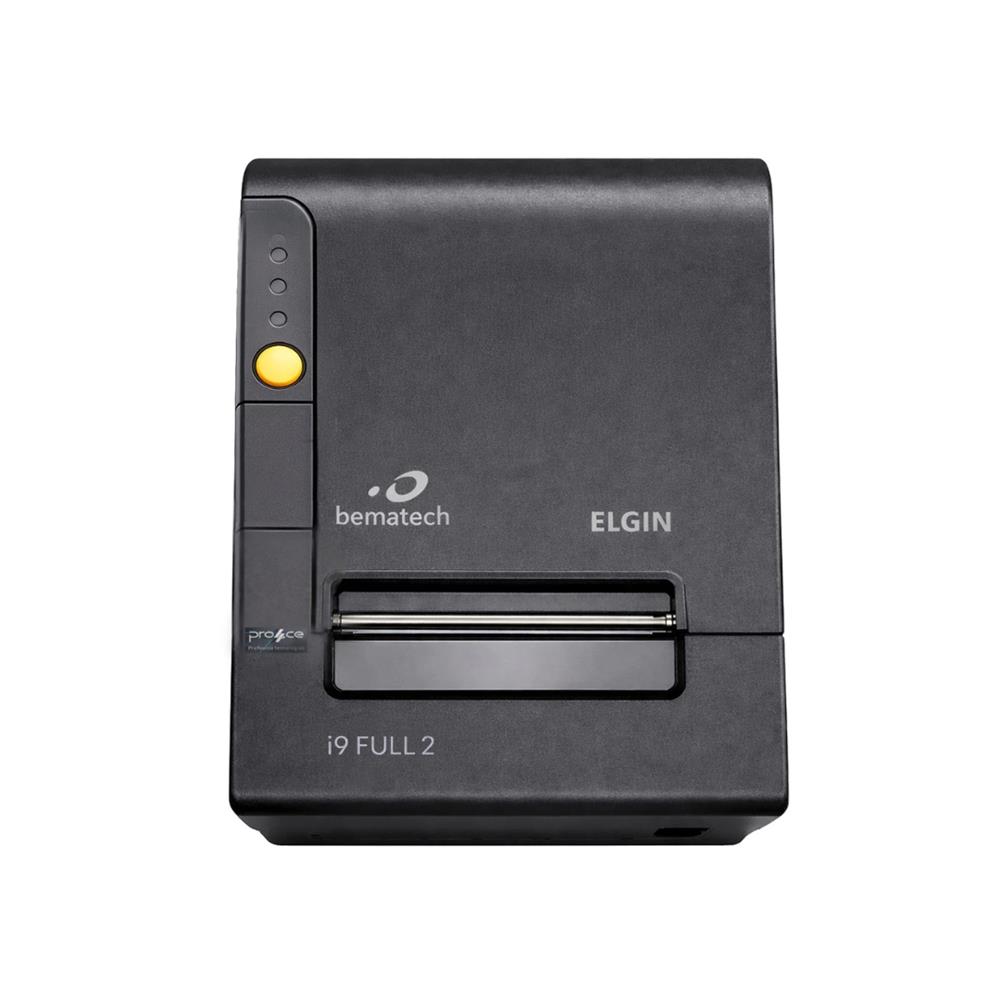 Impressora Térmica Elgin, i9 Full 2, USB, Serial, Ethernet, Corte Automático, 300mm/s, NFC-e, SAT, Preto