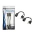 Cabo Adaptador PoE CPro RJ45 Macho P4 Fêmea, 20cm, Ethernet, Passivo, Preto