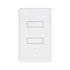 Interruptor AGL Touch Wi-Fi Smart, 2 Teclas, IP60, ABS, Timer, AGL Home, Branco