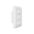 Interruptor AGL Wi-Fi Smart, 3 Teclas, IP60, LED, ABS, Branco