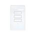 Interruptor AGL Wi-Fi Touch, AGL Home, Comando de Voz, 3 Teclas, Branco