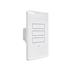 Interruptor AGL Wi-Fi Touch, AGL Home, Comando de Voz, 3 Teclas, Branco