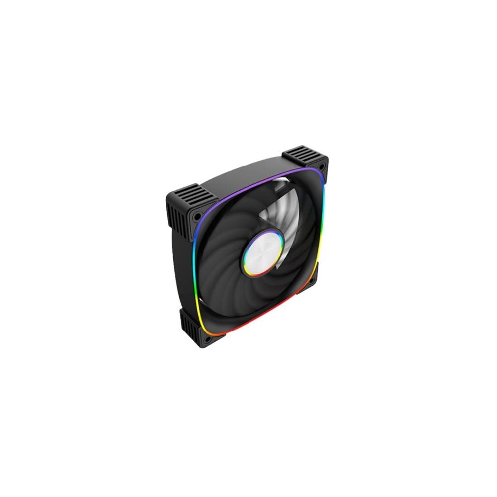 Kit 3x Fan Cooler Liketec Riddle 120 mm, Ventoinhas para Gabinete, Preto
