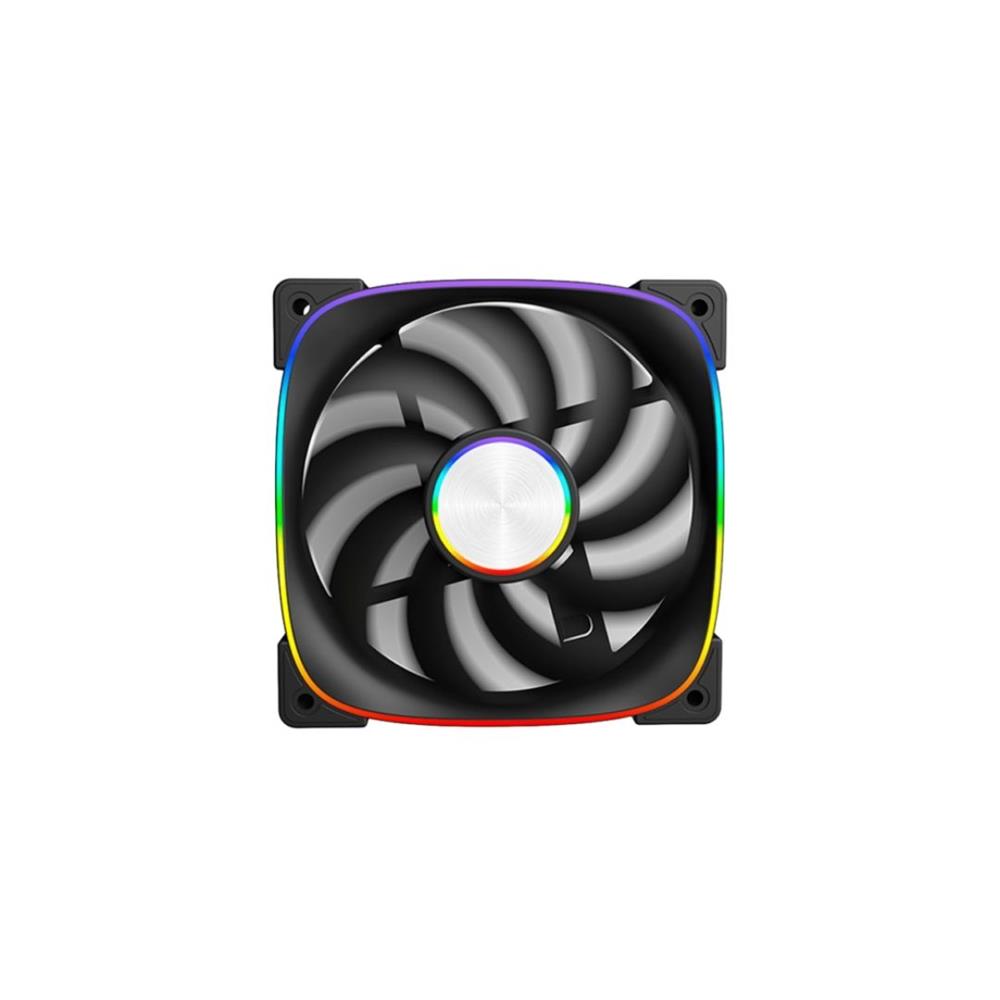 Kit 3x Fan Cooler Liketec Riddle 120 mm, Ventoinhas para Gabinete, Preto