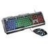 Kit Gamer Teclado e Mouse Trust GXT 845 Tural, LED Rainbown, Anti-Ghosting, 3200 DPI, 6 Botões, Preto
