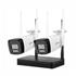 Kit CFTV Hikvision NKS422W0H, 2 Câmeras Bullet Wi-Fi, 2MP, Full HD, Áudio Bidirecional, Visão Noturna 30m, NVR Wi-Fi 4 Canais, IP66