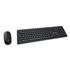Kit Teclado e Mouse Sem Fio C3Tech K-W20BK, ABNT2, 12 Atalhos Multimídia, 1000 DPI, Sensor Óptico, 3 Botões, Ambidestro, Preto
