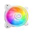 Cooler para Gabinete Cooler Master MasterFan MF120 HALO 2, ARGB, 120mm, Branco, MFL-B2DW-21NP2-R2