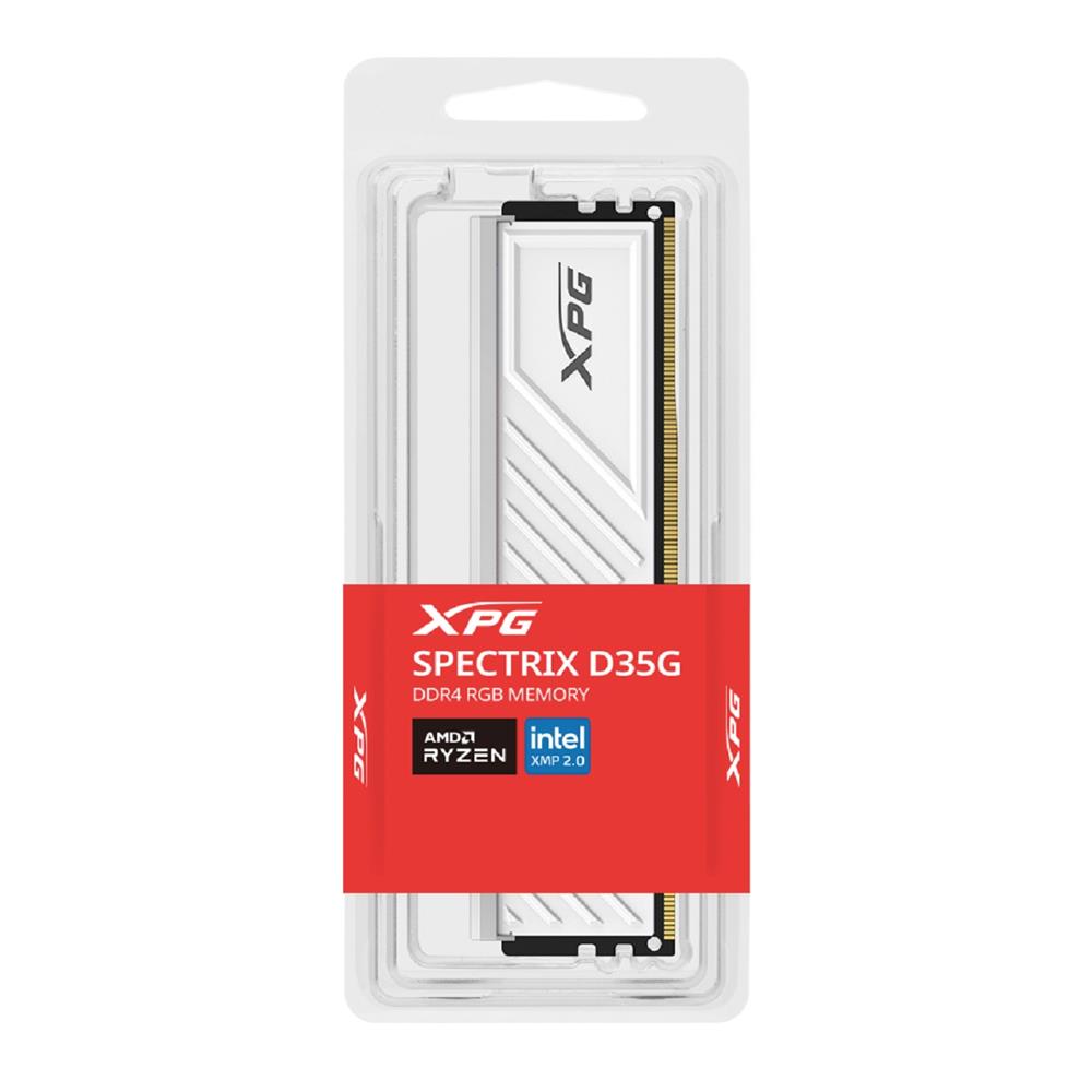 Memória DDR4 XPG Adata Spectrix D35g, 16GB, 3200MHz, branco